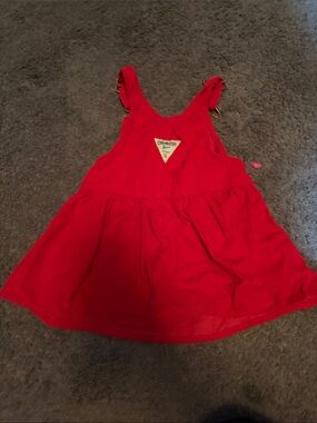 OshKosh B'gosh Bright Red Sleeveless Pinafore